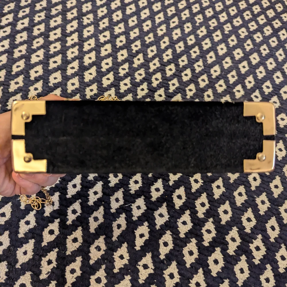 Black Velvet Constellation Celestial Clutch - Picture 2 of 6